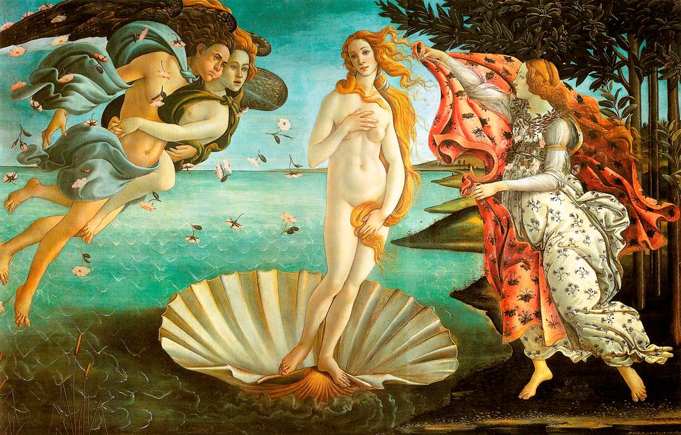 'The Birth of Venus' by Sandro Botticelli
