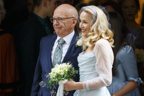 Jerry Hall Rupert Murdoch wedding pictures