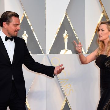 kate winslet and leonardo dicaprio at the oscars 2016