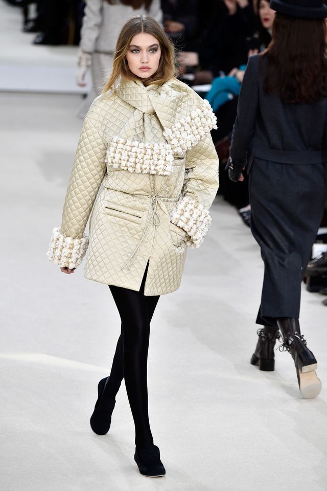 Gigi Hadid on the Chanel catwalk
