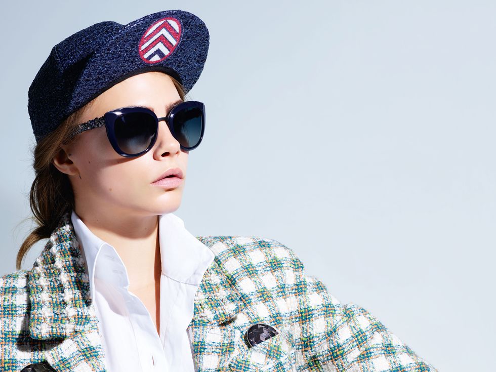 Cara Delevingne Chanel SS16 eyewear campaign