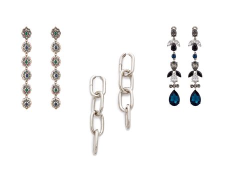 Earrings, Jewellery, Body jewelry, Metal, Aqua, Silver, Circle, Natural material, Mineral, Gemstone, 