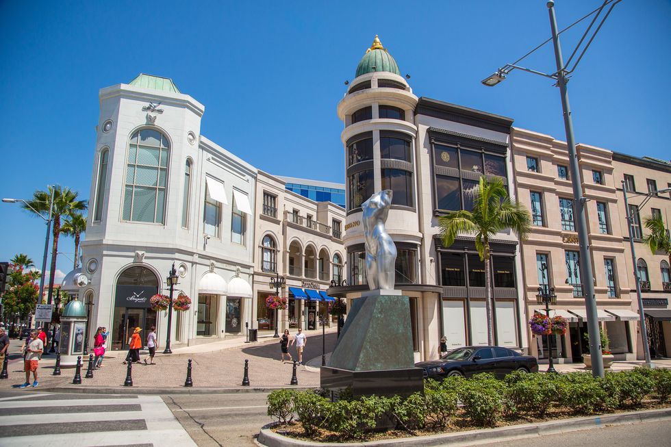 Shopping on Rodeo Drive in Los Angeles