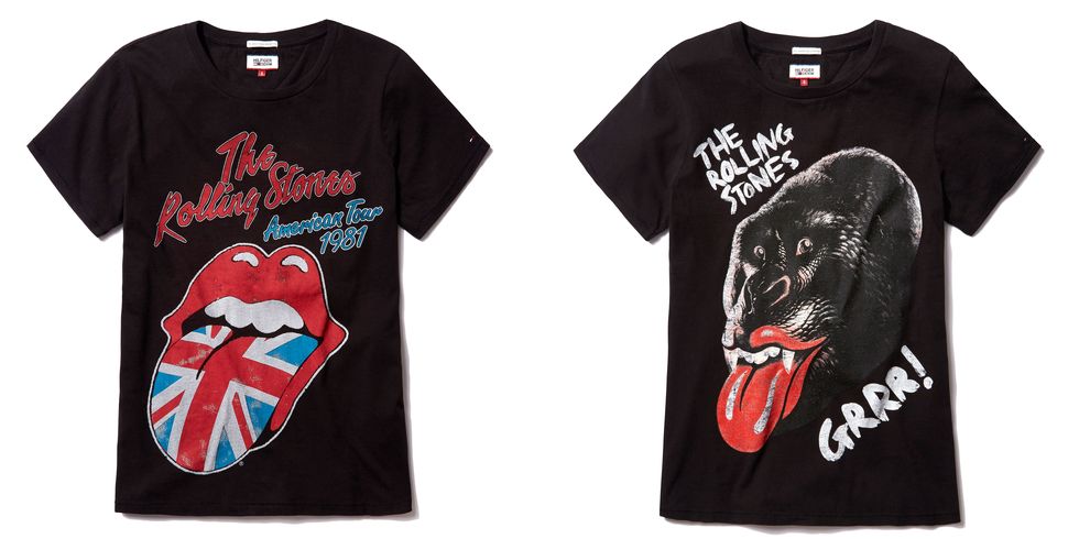 Tommy Hilfiger Rolling Stones t-shirts