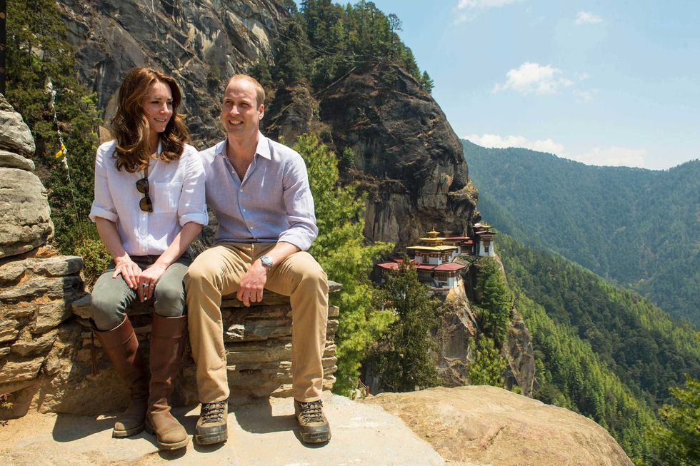 William and Kate hike to Tiger's Nest
