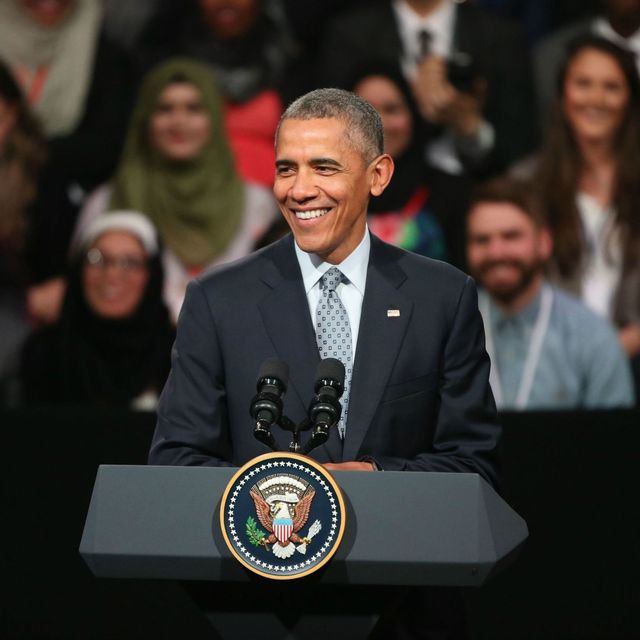 President Barack Obama at the Town Hall in London