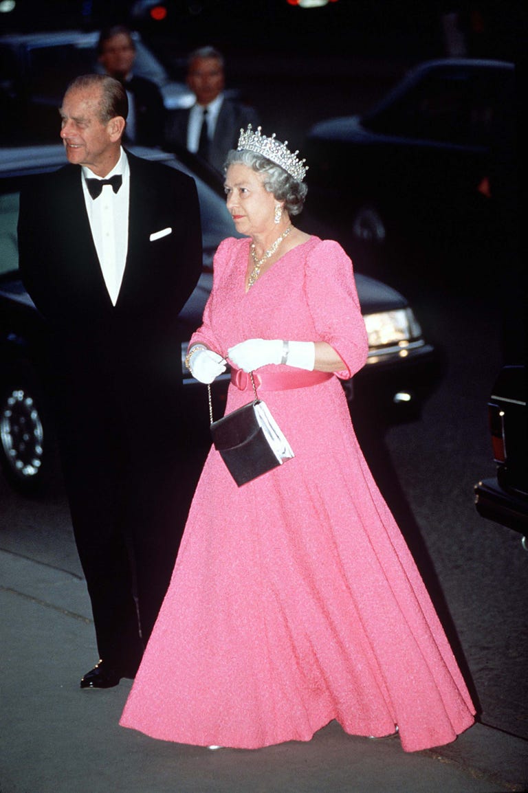 Queen Elizabeth II's rainbow wardrobe | The Queen wearing every colour of the rainbow