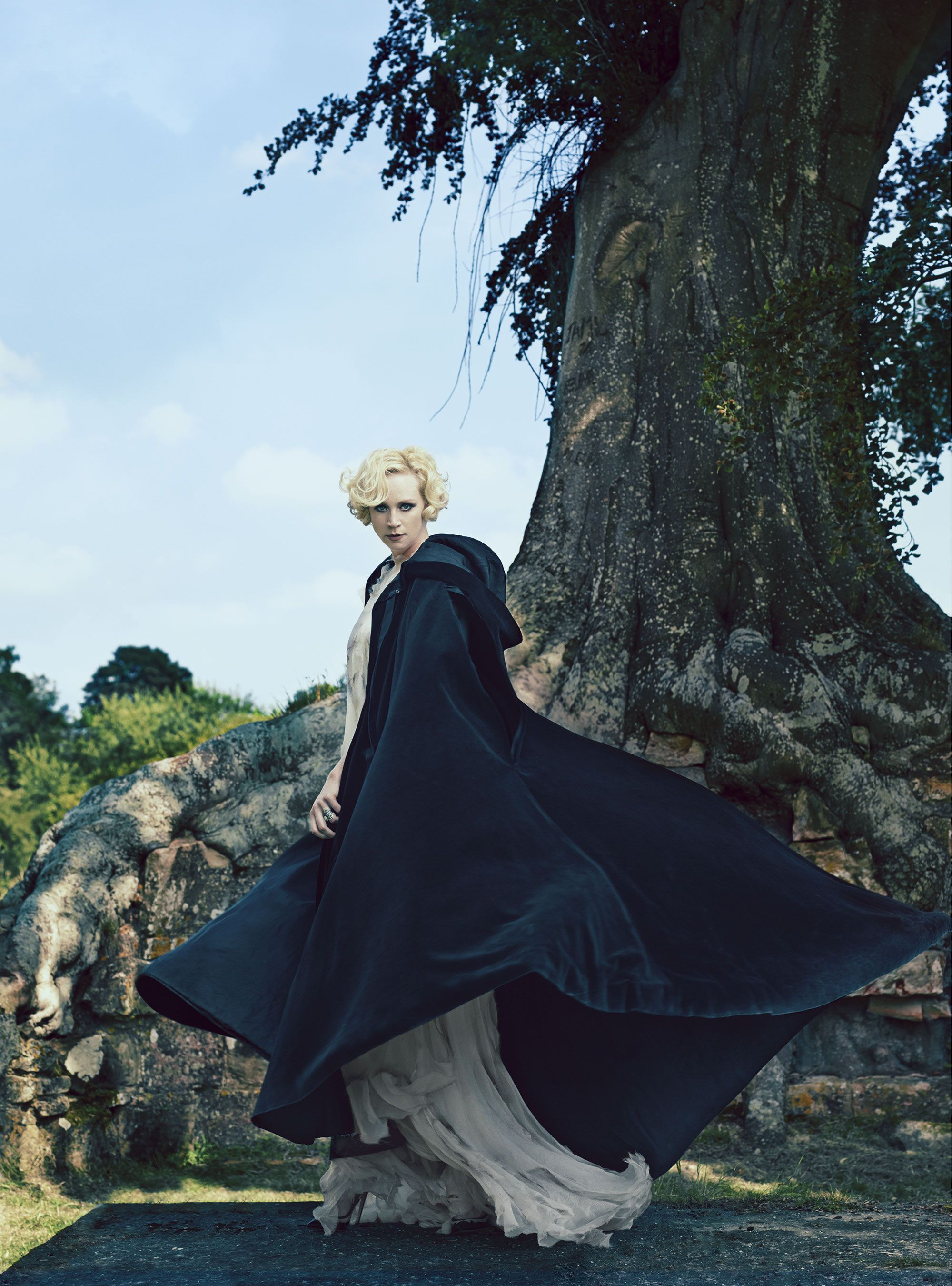 Gwendoline Christie from Game of Thrones photographed for Harper's Bazaar