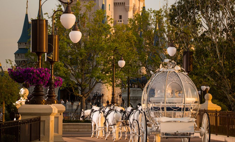 Disney World Cinderella's Castle wedding