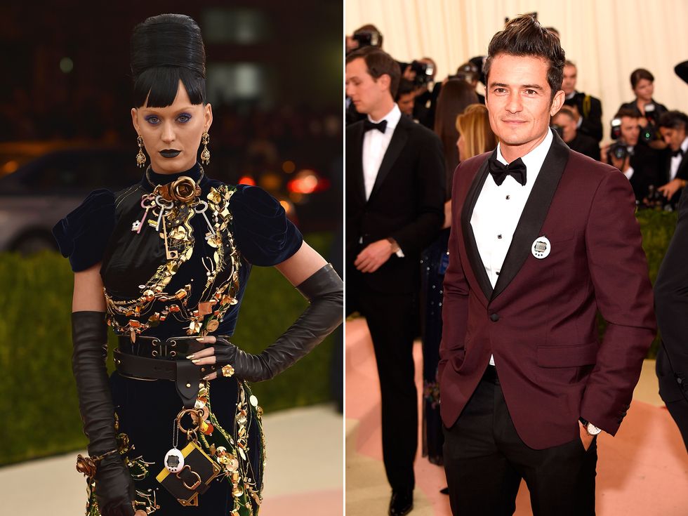 Katy Perry and Orlando Bloom at the Met Gala 2016
