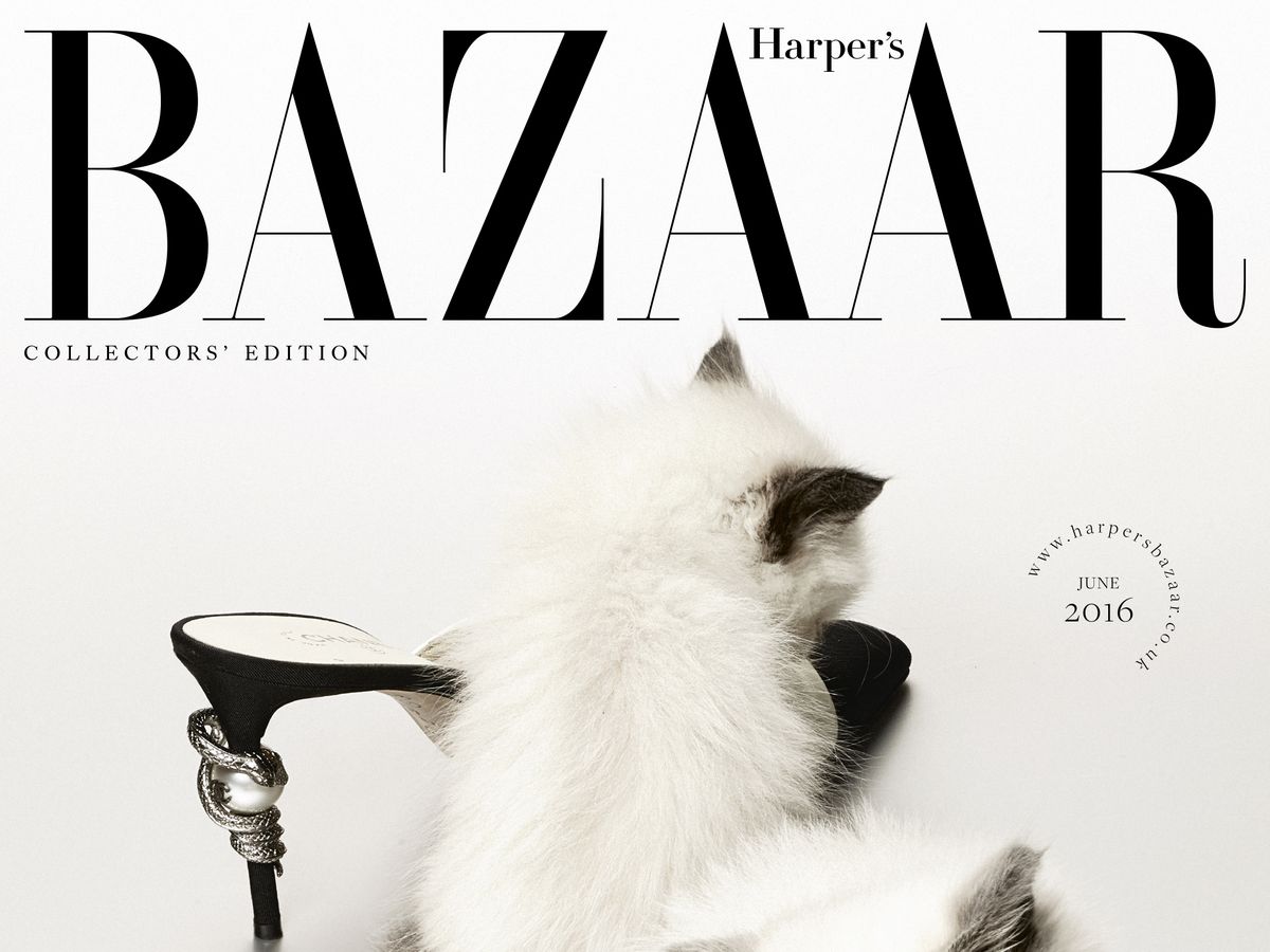 Limited-edition Chanel kitten heels June cover available exclusively online