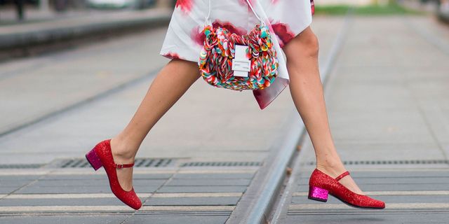 Chiara Ferragni street style mid heels