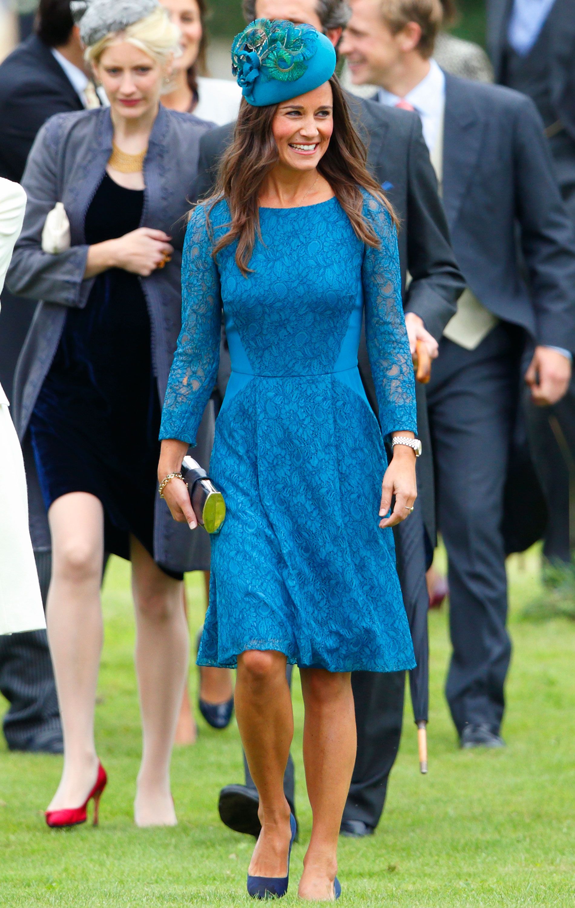 pippa middleton blue dress