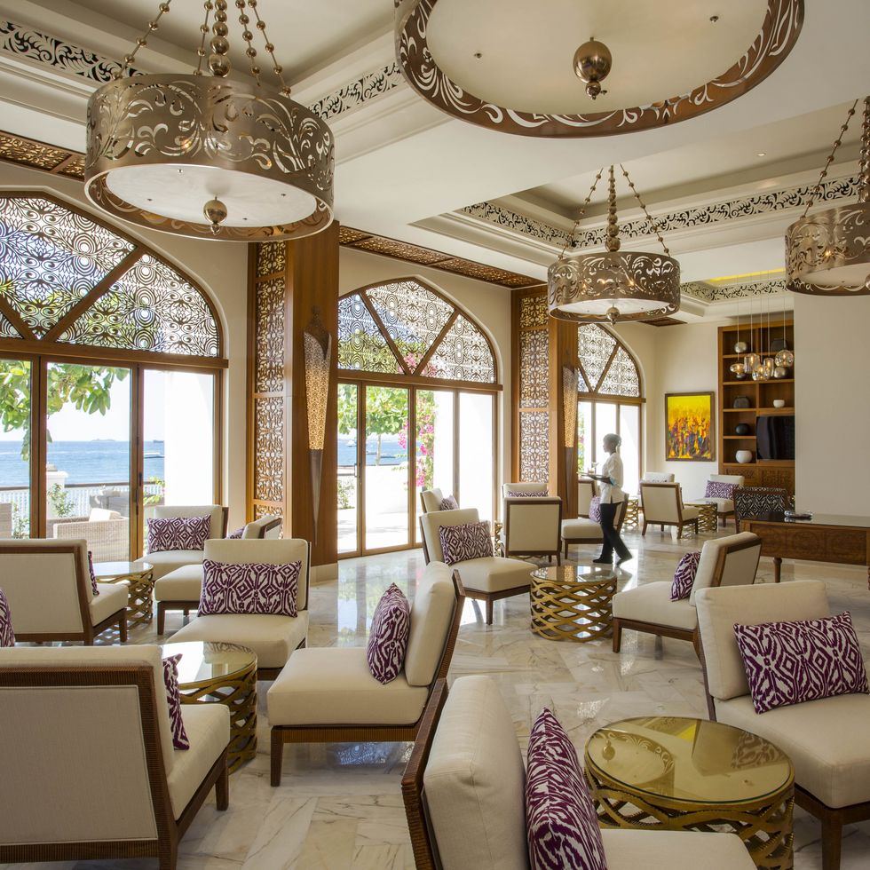 A lounge at Park Hyatt Zanzibar