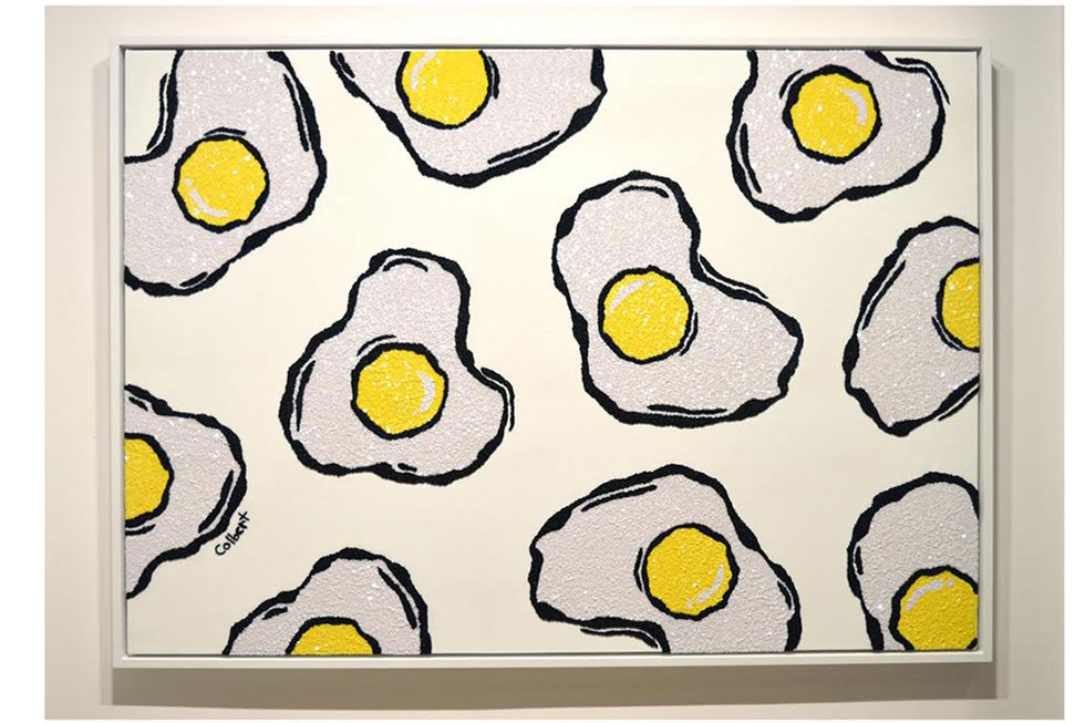 Philip Colbert  'Fried Eggs Sequin Art', Pop Art  Courtesy the artist