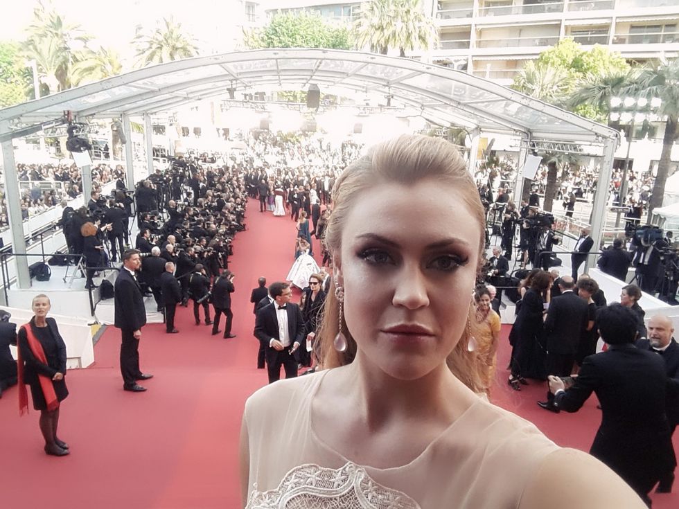 Camilla Kerslake in Cannes