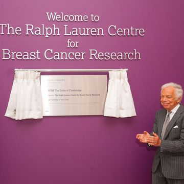 The Duke of Cambridge opens The Ralph Lauren Centre For Breast Cancer Research