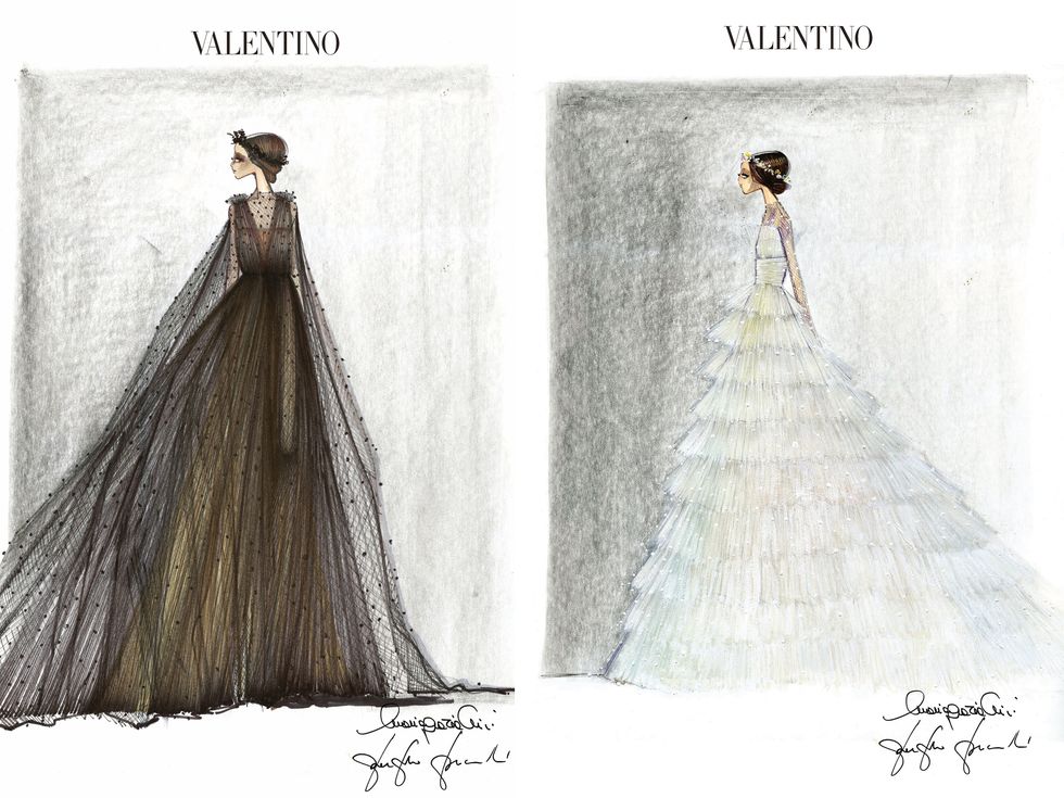 Valentino sketches