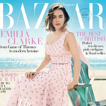 Emilia Clarke July Harper's Bazaar