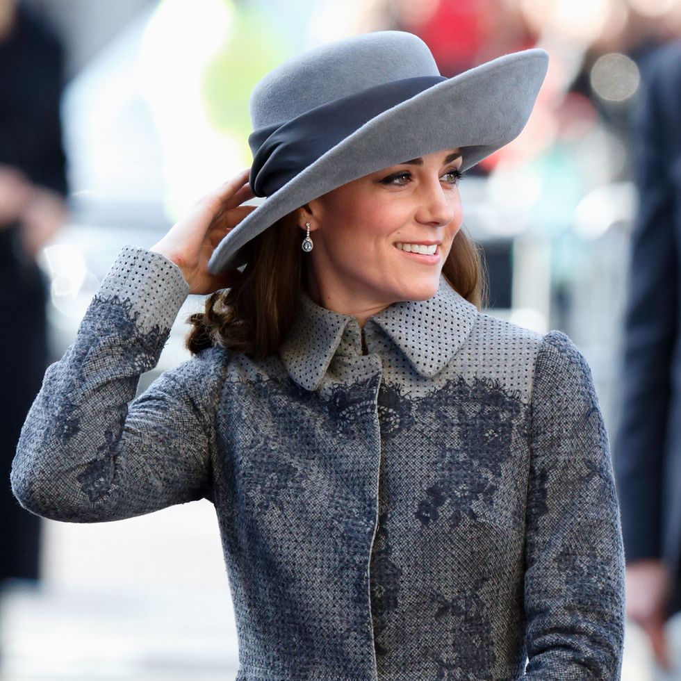 Kate Middleton wearing a hat