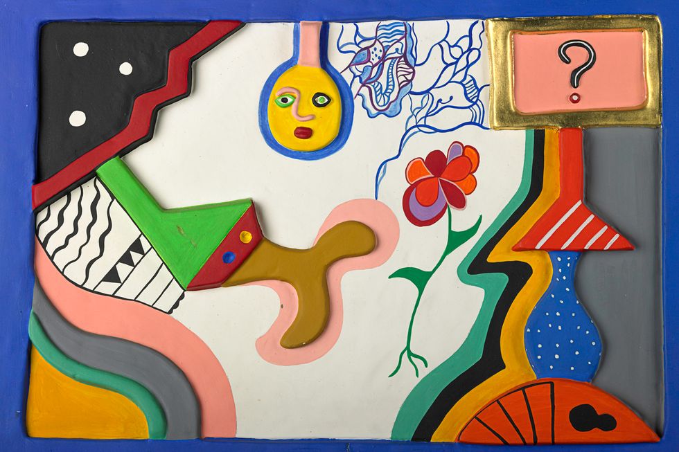 'La question' by Niki de Saint-Phalle