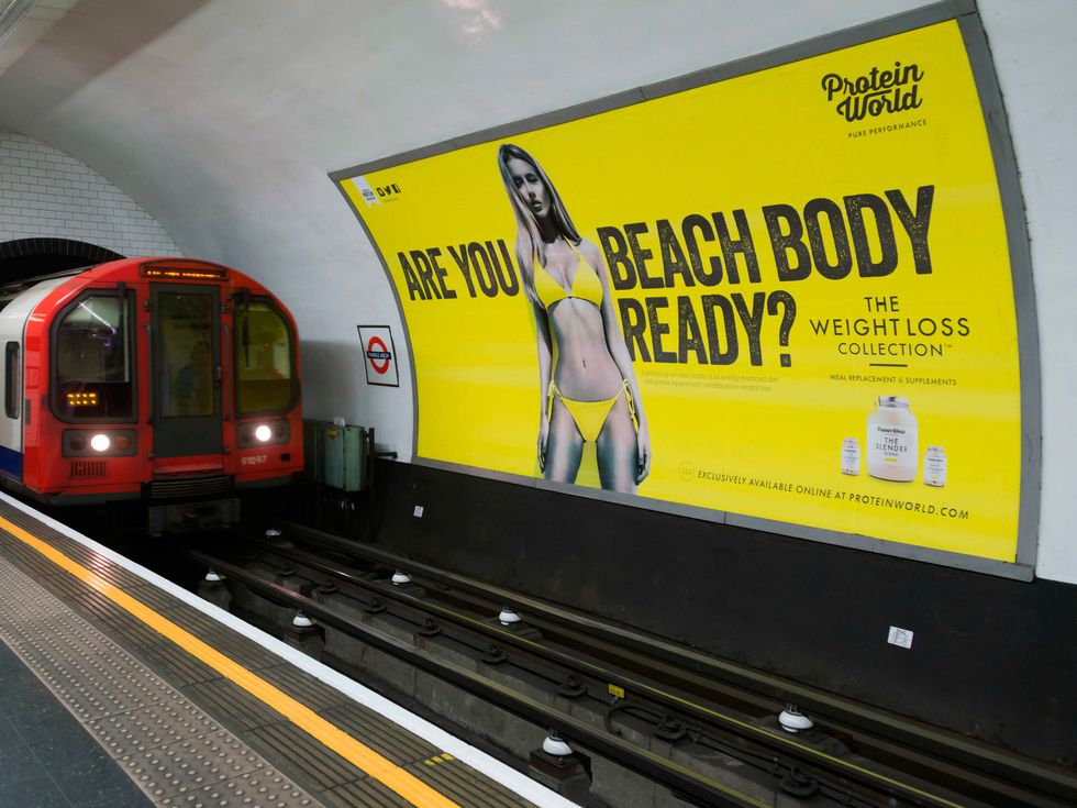 Protein World's 'Beach body ready' advert
