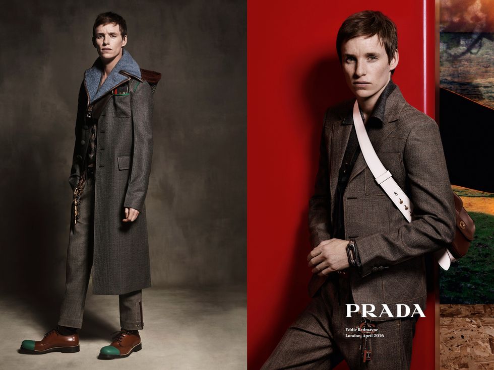 Eddie Redmayne for Prada