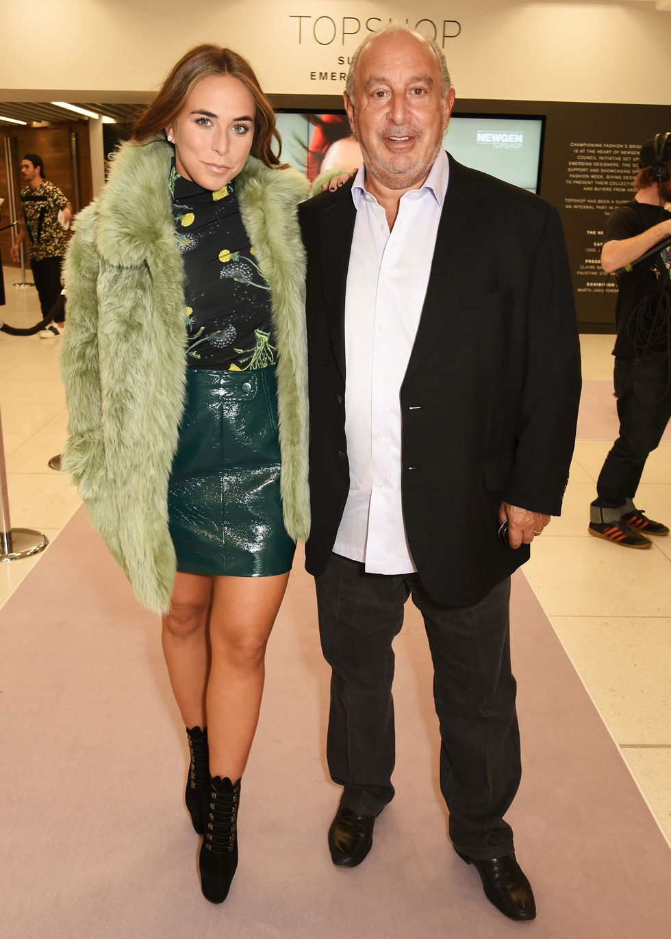 Sir Philip Green with his daughter Chloe