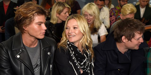 Kate Moss on the Coach front row