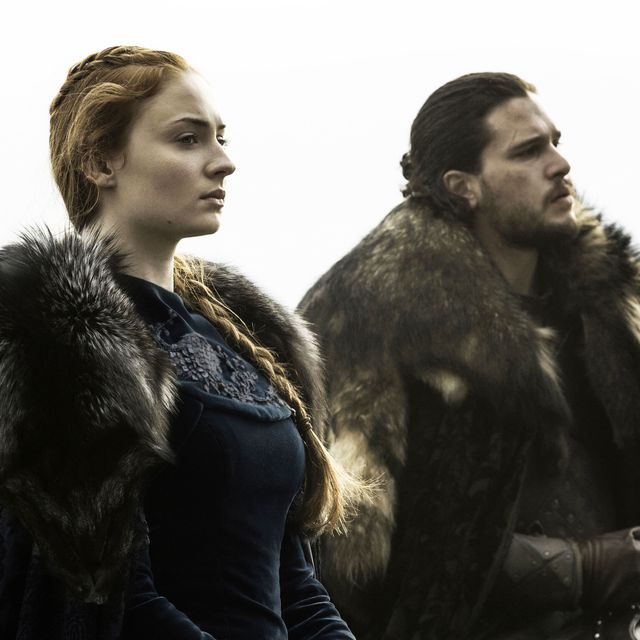 Sansa Stark and Jon Snow on Game of Thrones
