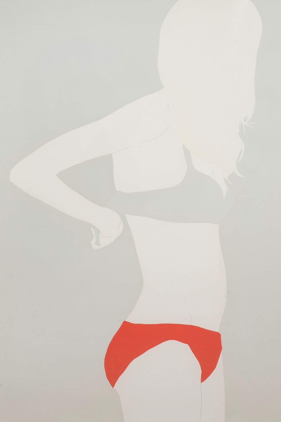 Natasha Law Tie Back on Gray, courtesy of Eleven Fine Art