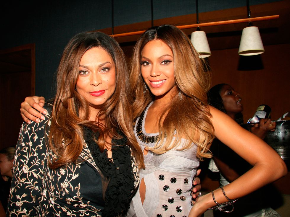 Beyonce and Tina Knowles