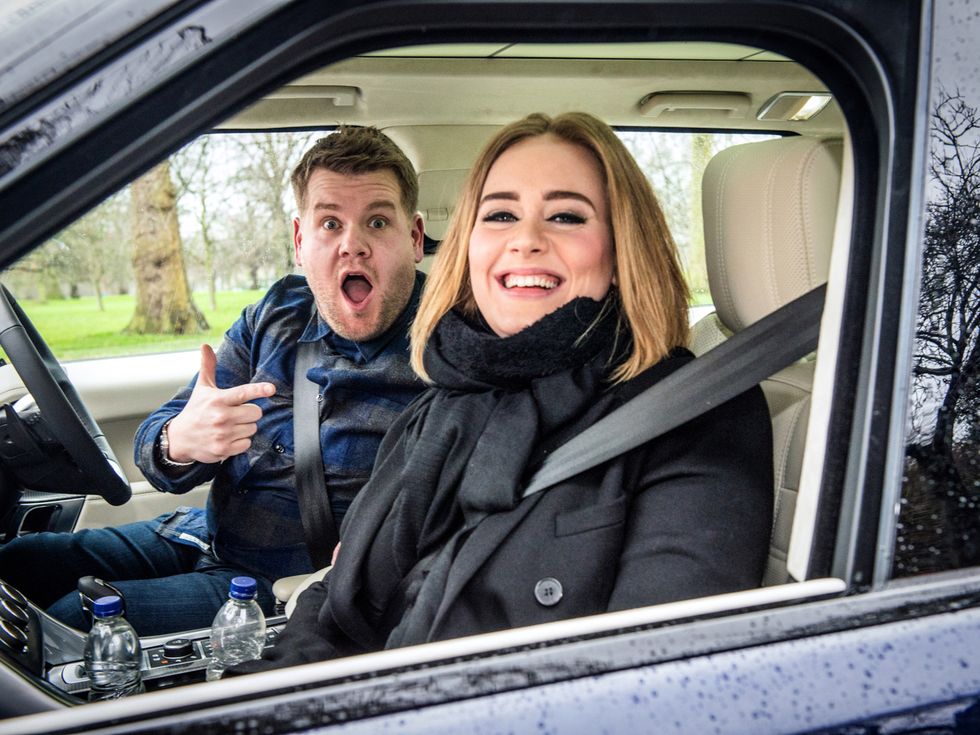 Adele and James Corden on Carpool Karaoke
