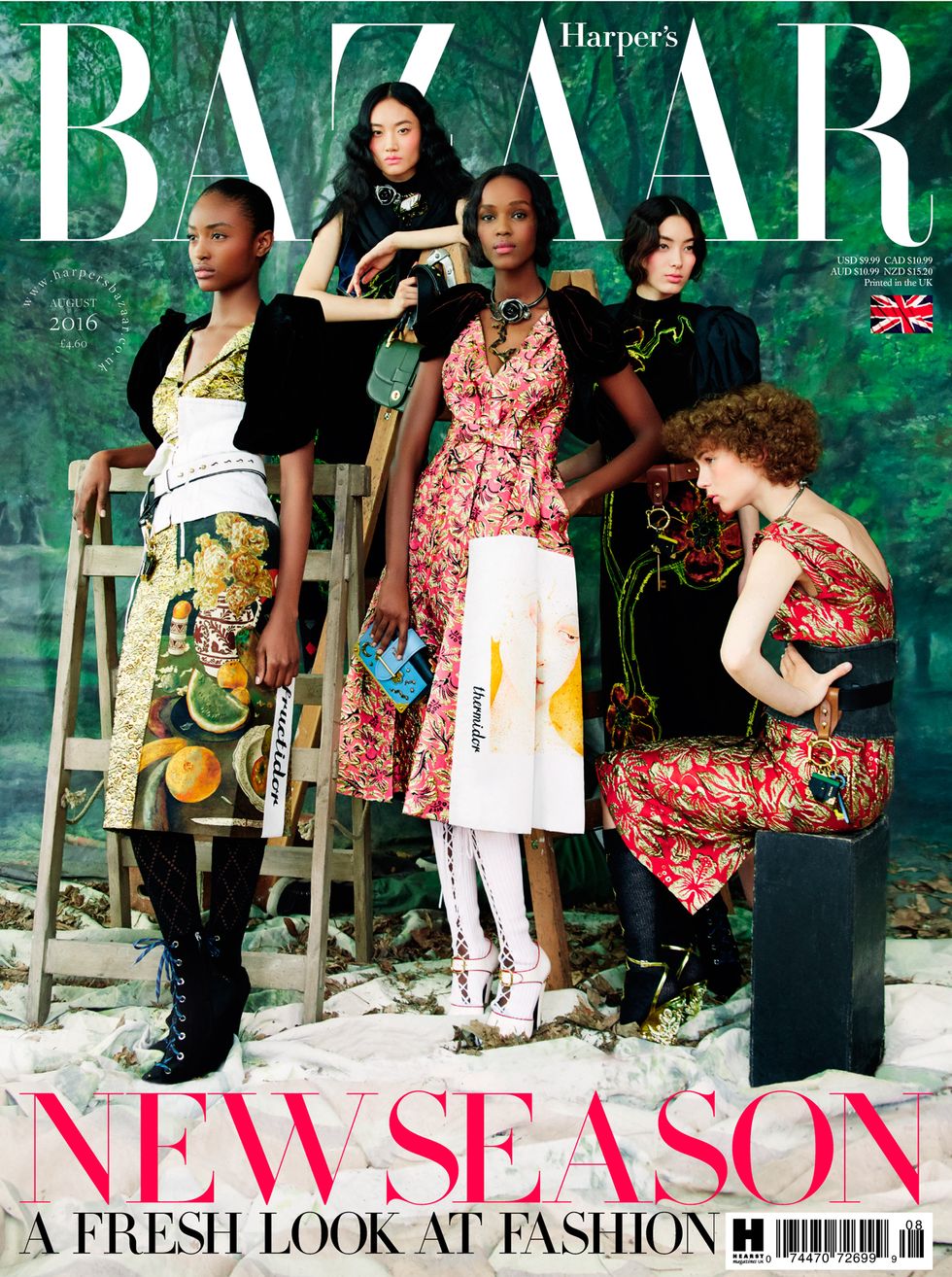 Harper's Bazaar August cover