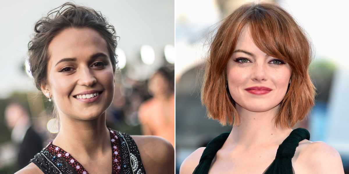 best of emma stone on X: Emma with Alicia Vikander, Michelle