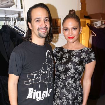 Lin-Manuel Miranda and Jennifer Lopez