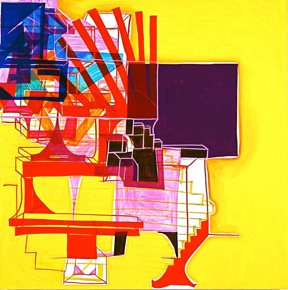 'Fat Yellow' by Joanne Greenbaum (2004)