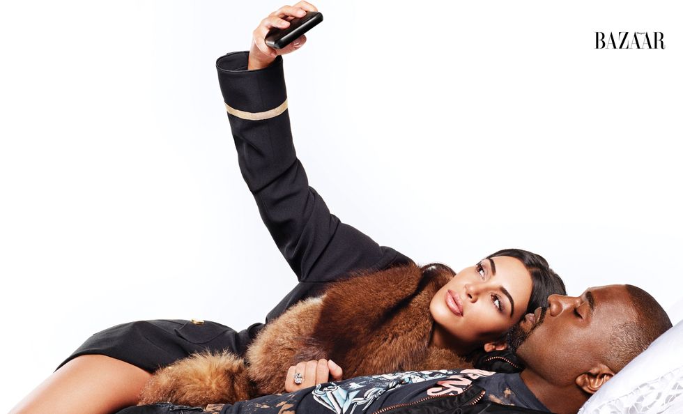 Kim Kardashian and Kanye West Harper's Bazaar shoot and interview