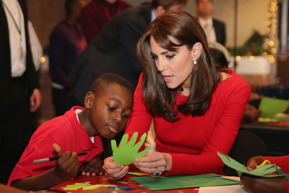 Duchess of Cambridge at the Anna Freud Centre for children