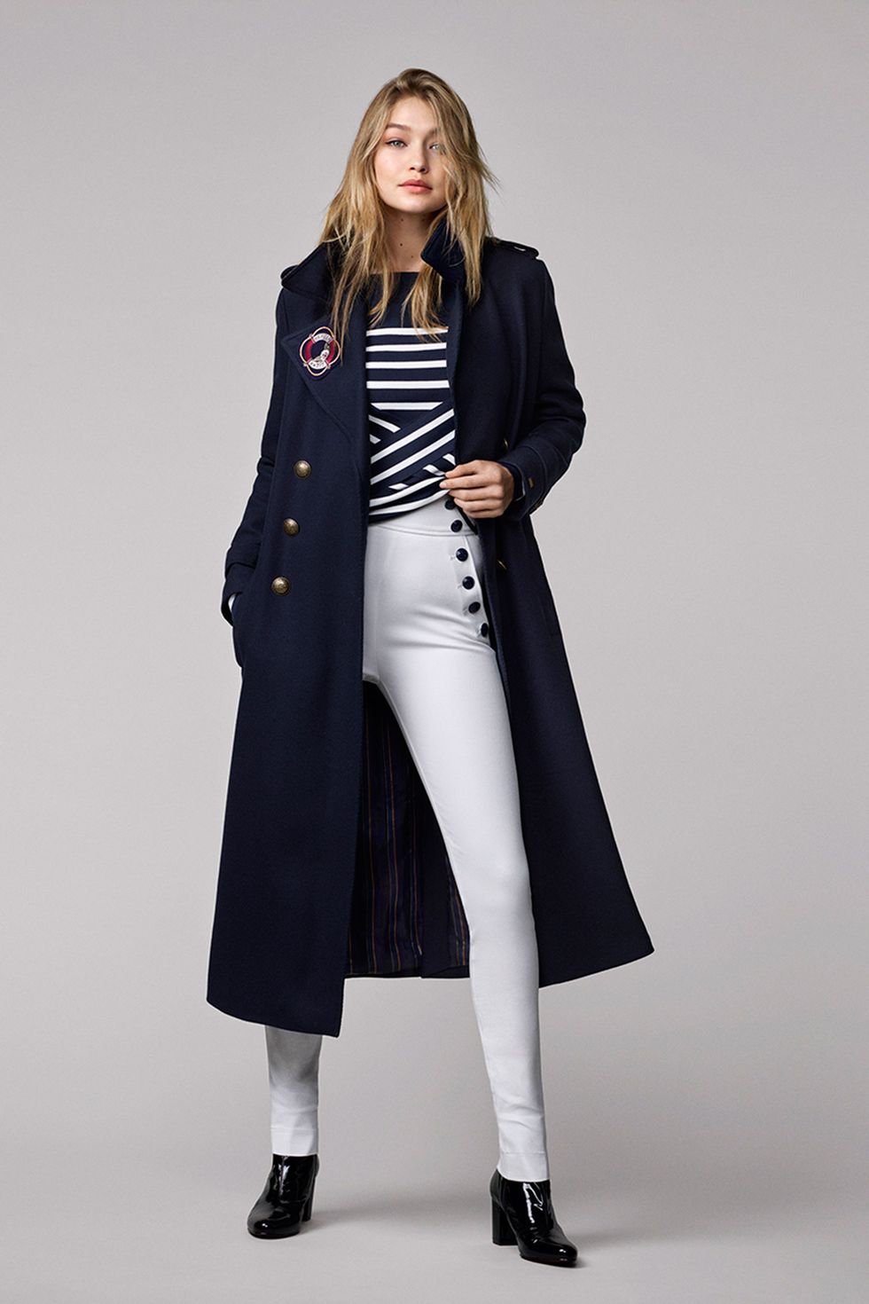 Gigi Hadid for Tommy Hilfiger clothing collection look book