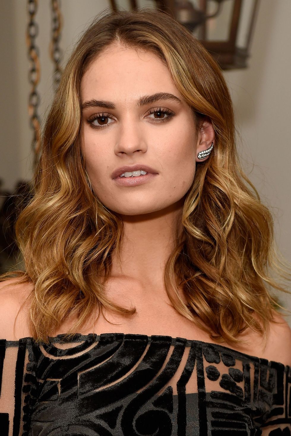 Lily James My Burberry Beauty Muse