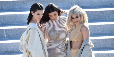 Kendall, Kim and Kylie at Kanye West's Yeezy Season 4 show