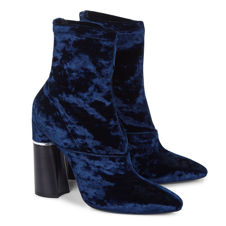 Velvet boots fashion trend autumn winter 2016