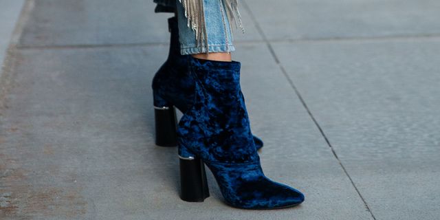 Velvet boots