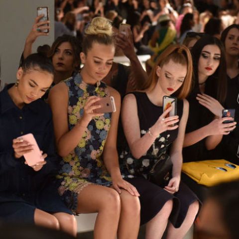 New York Fashion Week front row