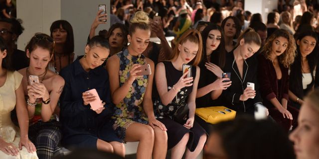 New York Fashion Week front row