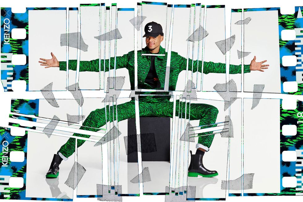 Chance The Rapper in the Kenzo for H&M campaign