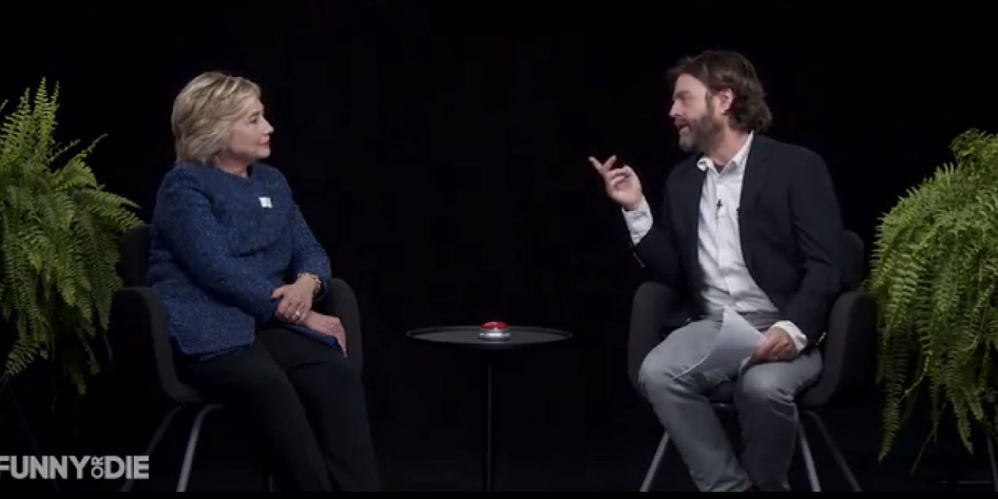 Hilary Clinton on Between Two Fearns