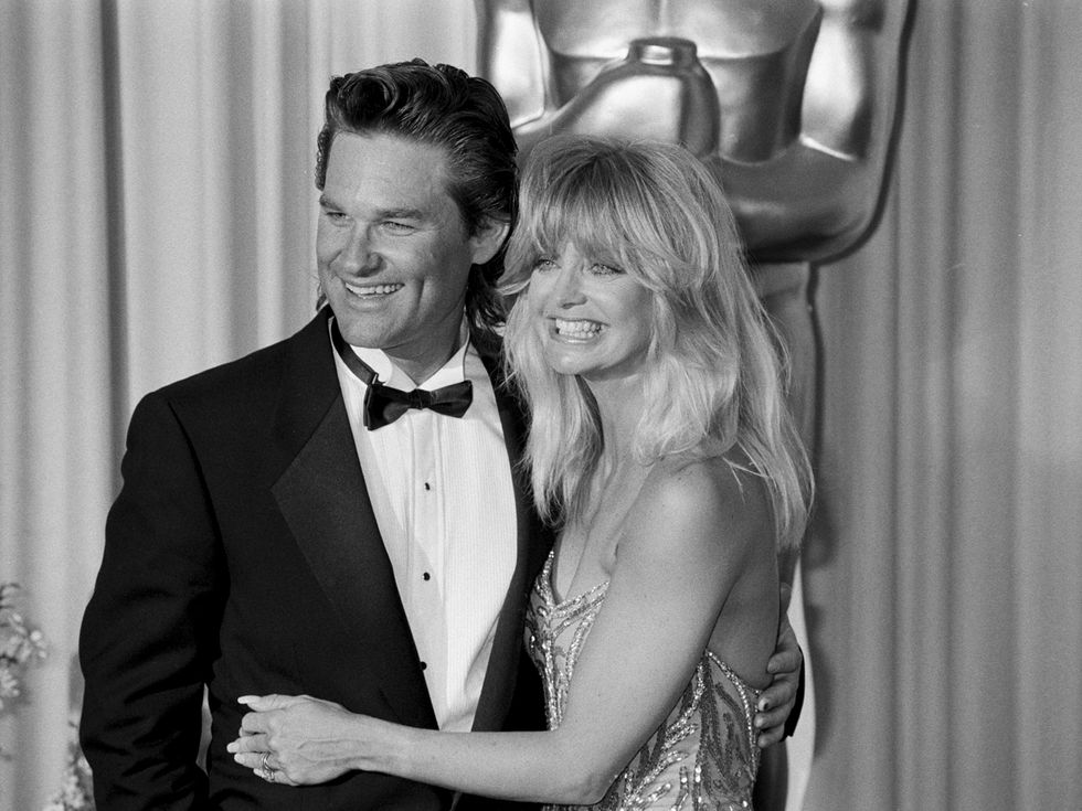 Goldie Hawn and Kurt Russell in 1989