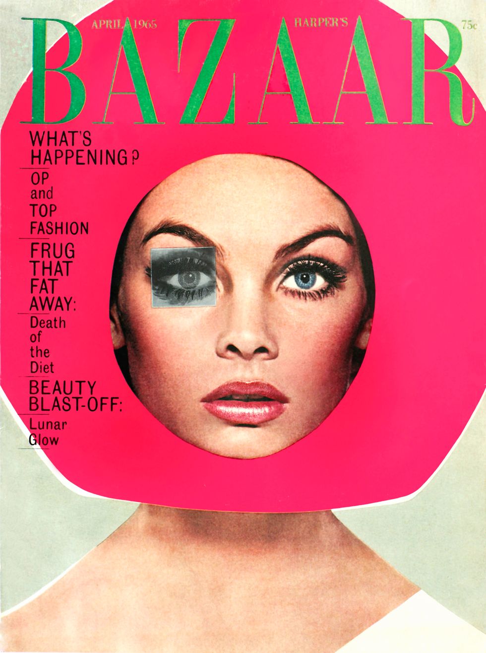 Ruth Ansel's 1965 cover, featuring Jean Shrimpton